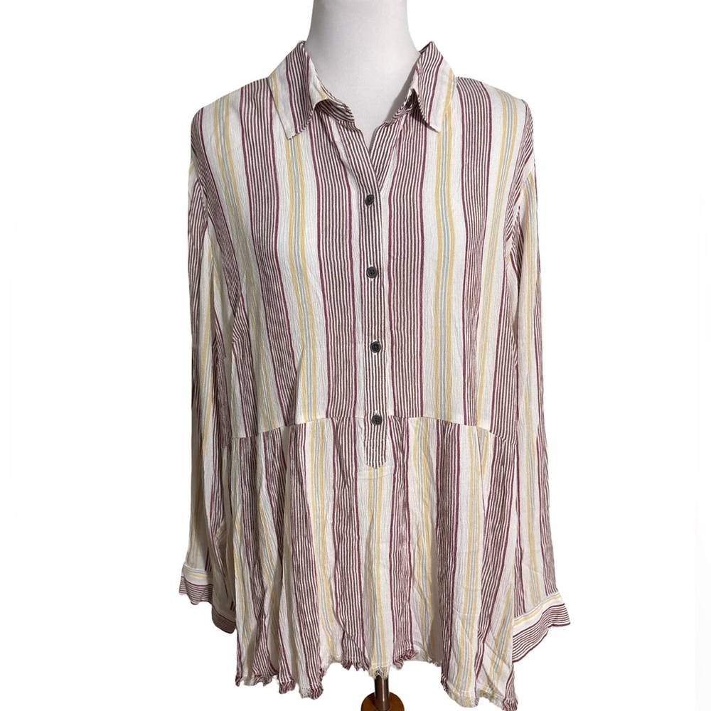 True Craft Multicolor Striped Tunic Women's